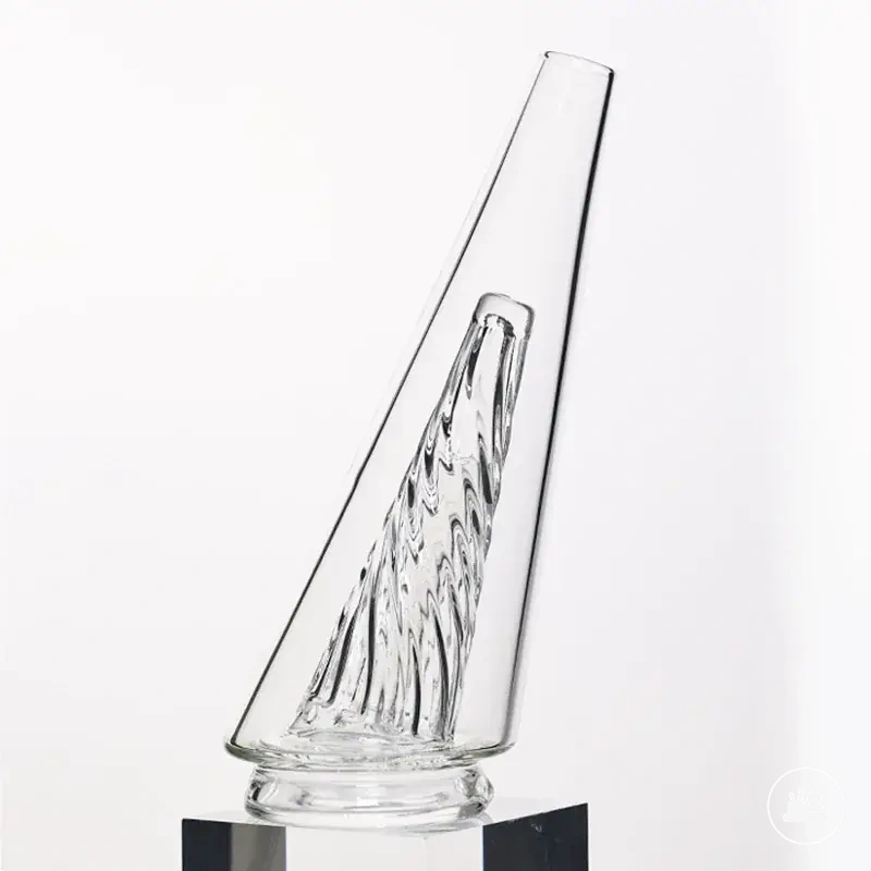 Mini colored glass vase for flowers and desk decoration
